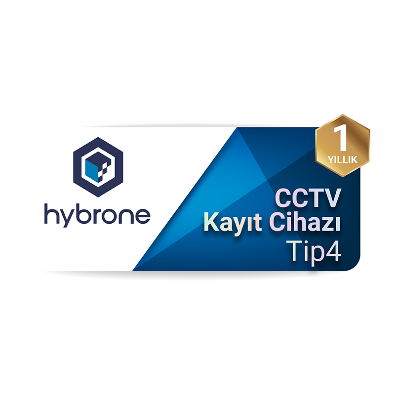 64 Kanala Kadar CCTV - Kayıt Cihazı - Tip 4 Hybrone Cihaz Abonelik Paketi (1Yıl)