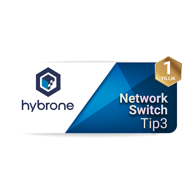 24 Porta Kadar Network Switch-Tip 3 Hybrone Cihaz Abonelik Paketi (1 Yıl)
