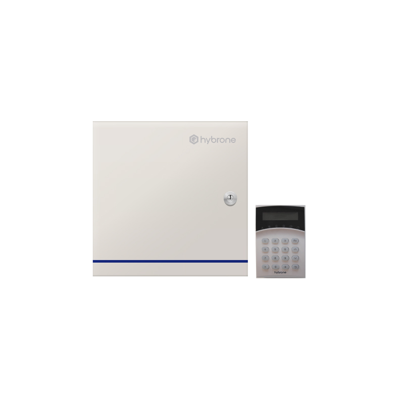 Hybrone 4G + Ethernet Alarm Kontrol Paneli ve 64 Bölge LCD Tuş Takımı Kiti