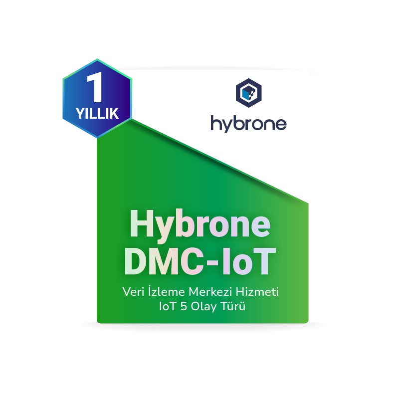 Hybrone DMC - Veri İzleme Merkezi Hizmeti - IoT 5 Olay Türü (1 Yıl)
