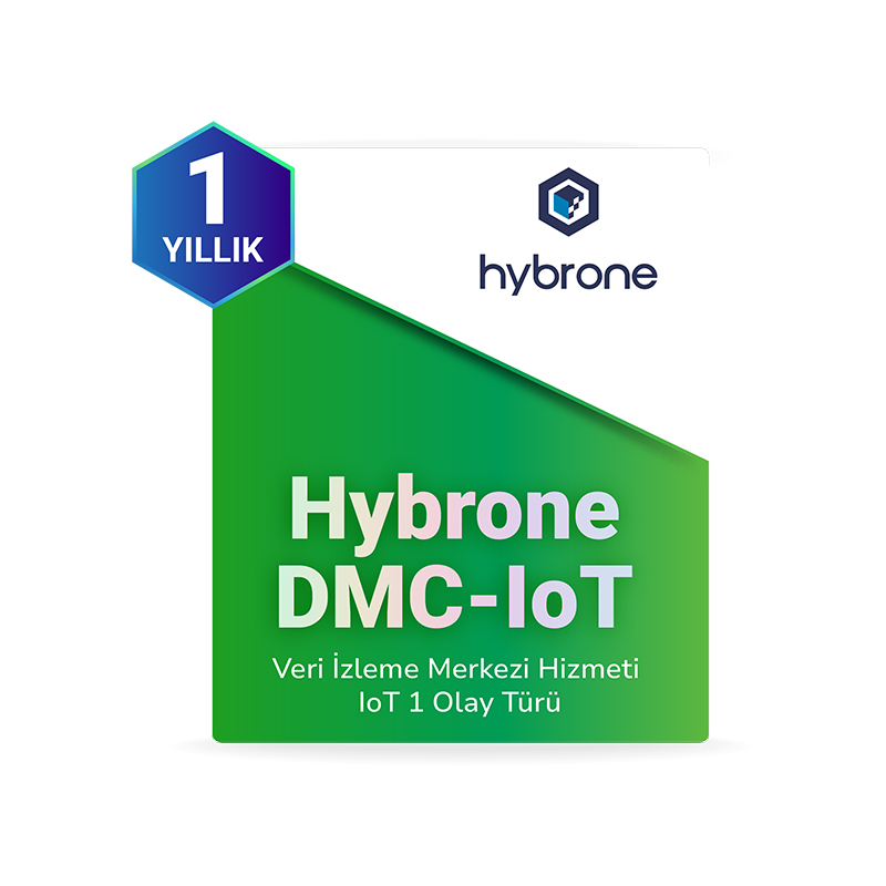 Hybrone DMC - Veri İzleme Merkezi Hizmeti - IoT 1 Olay Türü (1 Yıl)