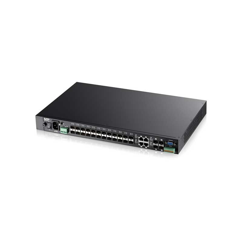 ZYXEL 24xGbE SFP Port+4xGbE Combo (RJ-45/SFP) L2 Yönetilebilir Switch